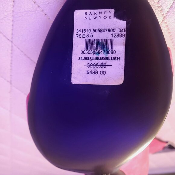 Calvin Klein 205W39NYC Blush Suede Letitia Sandals 38,5M Brand New. - Picture 7 of 8